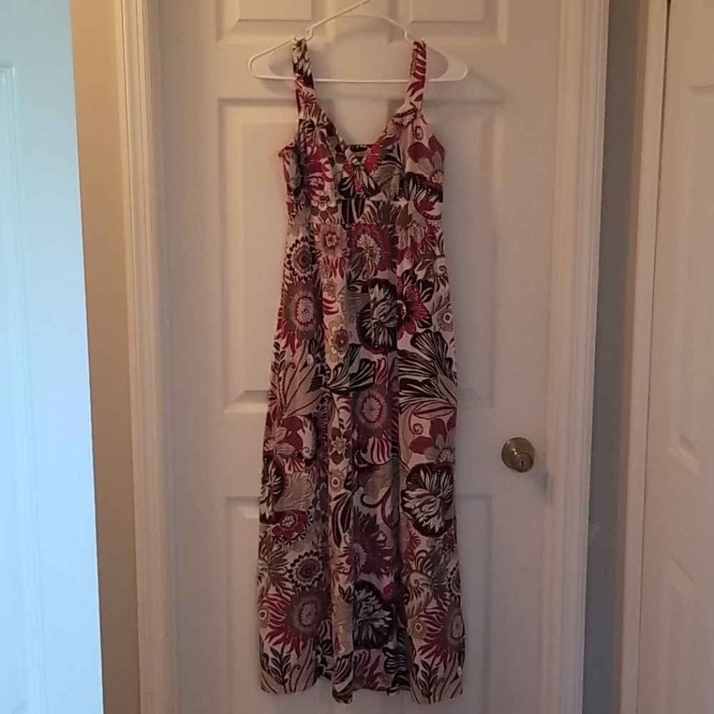Ann Taylor Floral Print Maxi Dress